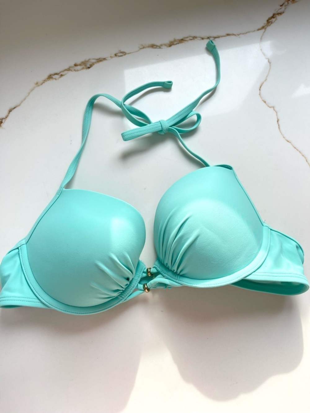 American Eagle Aerie push-up Halter Bikini Top small